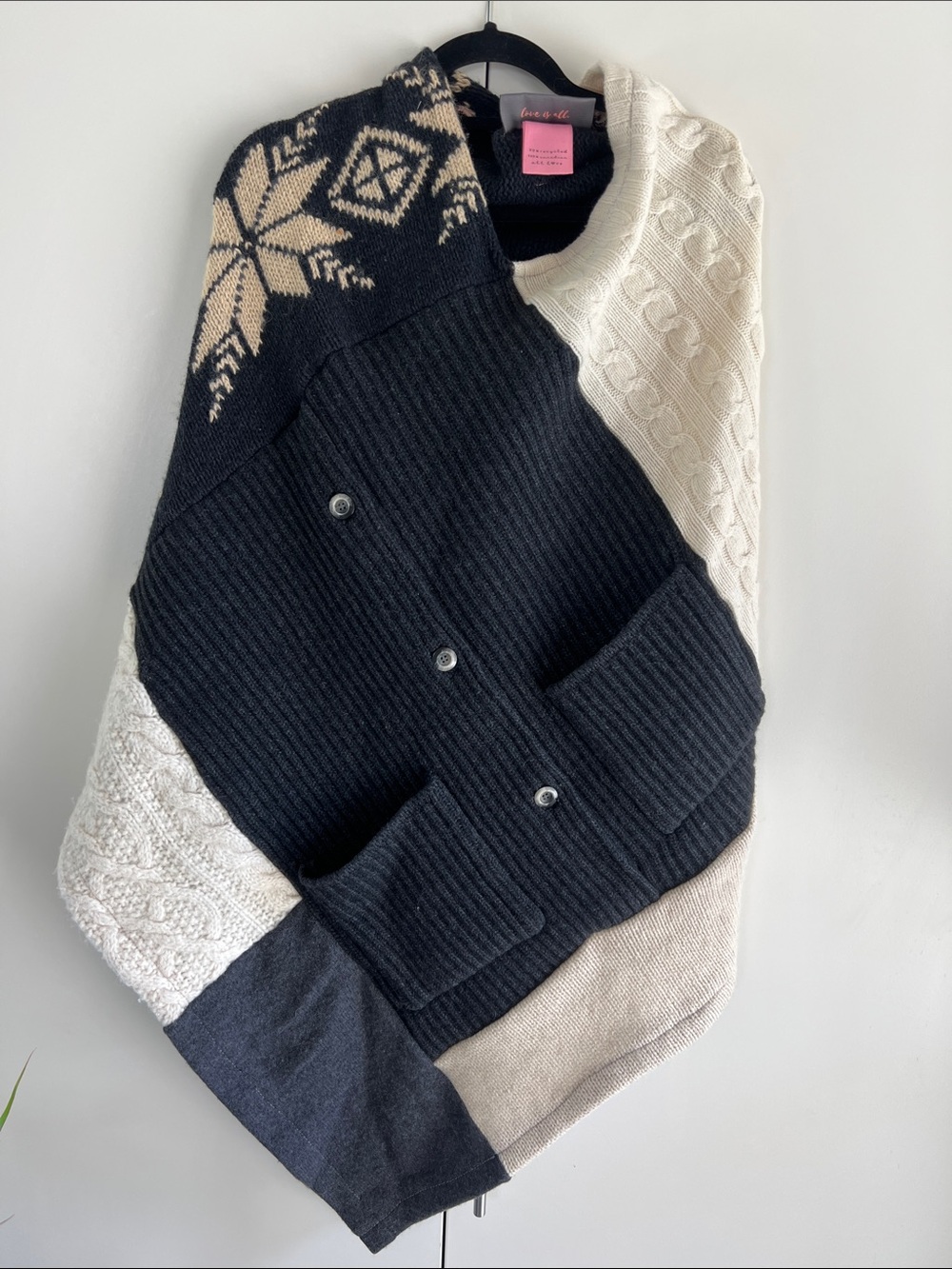 Honeybea Handmade Wool Poncho - Picture 3 of 12
